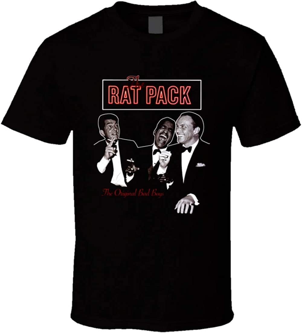 The Rat Pack T Shirt Black Black 3XL чёрный