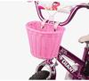 Children's Retro Rattan Bike Basket with Bell, Stickers, and Handlebar Tassels - Bicycle Accessories