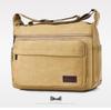 Men's Multifunctional Canvas Crossbody Bag: Versatile Travel & Tool Carrier