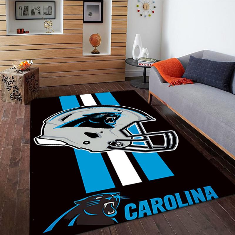 Panthers Helmet Carpet, Kitchen Rugs, Yoga Mat, Non-Slip Mats, Rug for Bathroom, Living Room bedroom, Camping Rugs Christmas Gift