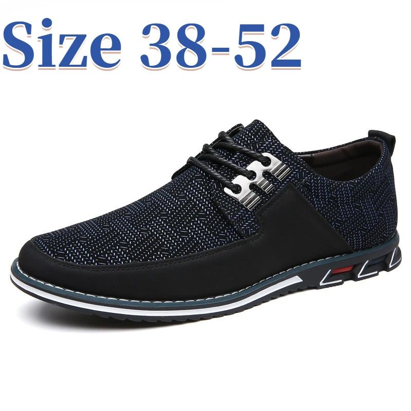 

Мужские мокасины, модные мужские туфли, офисная кожаная обувь, мягкая мужская повседневная обувь, удобная обувь большого размера для мужчин, мокасины 50 синий