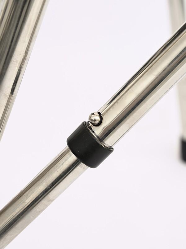 Foldable Double-Wheel Carbon Steel Walker for the Elderly