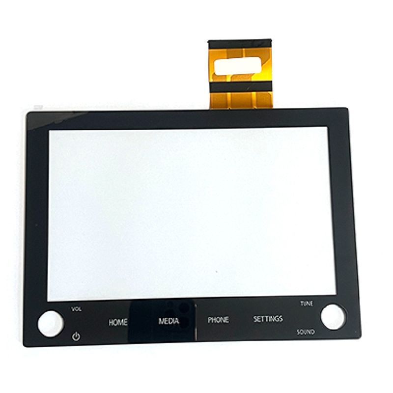 Strict 8 Inch Touch Screen Digitizer For Mitsubishi Outlander 2020-2023 8740A103 Radio Dvd Player Gps Navigation Screen