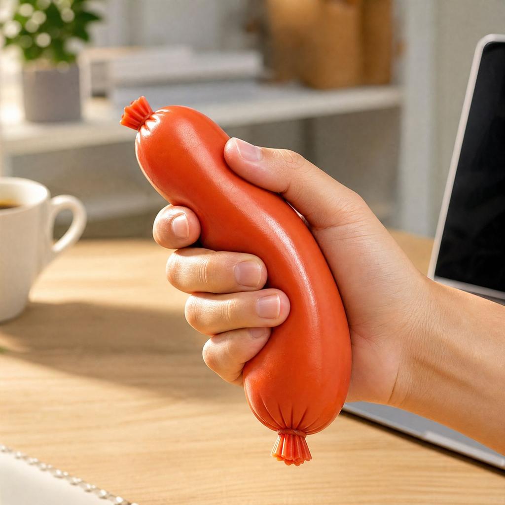 Sausage Shaped Toy Stress Toy for Adults and Kids