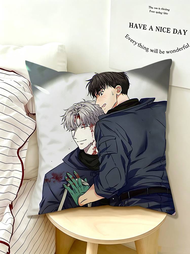 BL M-Manhwa P-Passion Pillow Case Pattern Printed Pillowcase For Living Room Sofa Cushion Cover