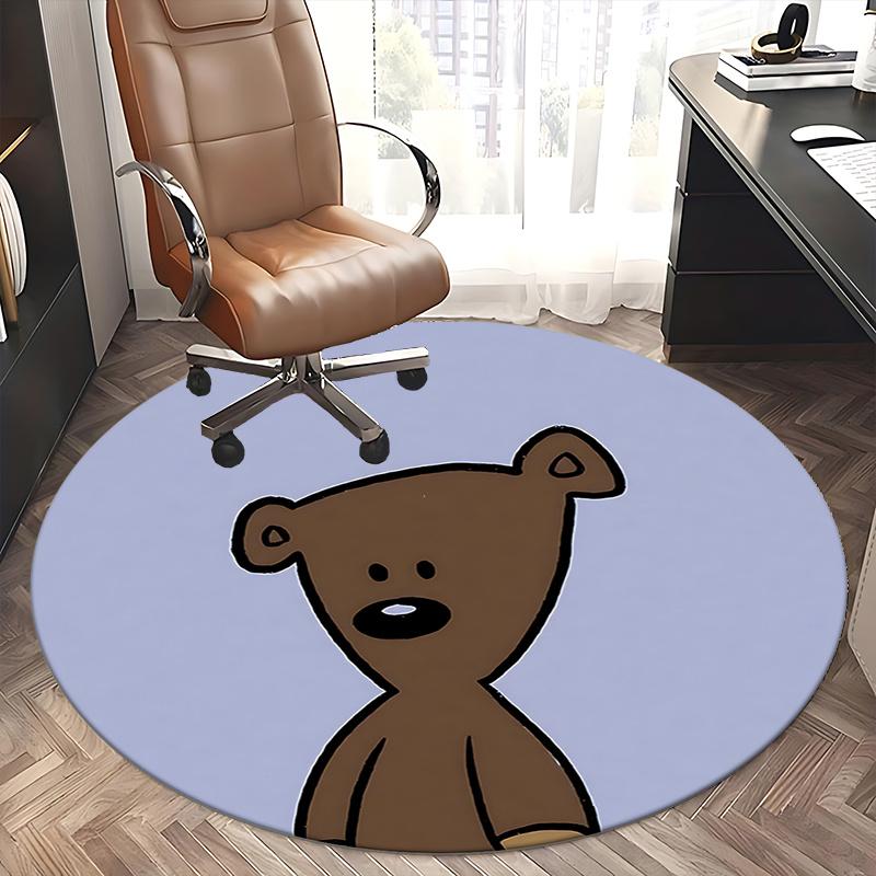 Round Carpet Chair Mat - Home Decor, Sofa Rug, Office Mat, Gift for Any Room0422b