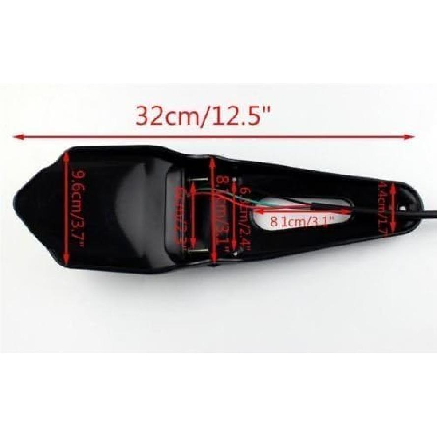 Motorcycle Dirt Bike Rear Fender Brake Stop TailLight Motocross Enduro Mudguards 12 LED Tail Light