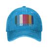 Fashionable Adjustable Baseball Cap Featuring a Printed Design of The Unisex American Hardcore Punk Band Turnstile Made from Di