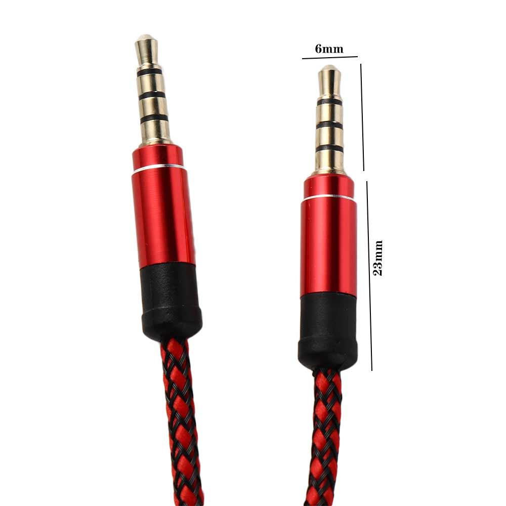 Line Speaker Wire Car AUX Cable Audio Adapter Cord Headphone Extension Cord 3.5mm Audio Cable