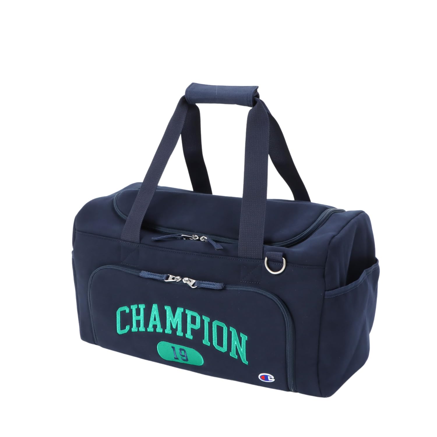 

Outdoor fleece Boston bag with embroidered graphic Accessories Navy [Champion] logo, Golf, C3-BG701B,