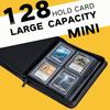 KUOOKING Top Loader Binder, Holds Over 112 Top Loaders, 4-Pocket Top Loader Card Storage Case with Double-Sided Pockets for Trading Cards, 3 X 4 Inch
