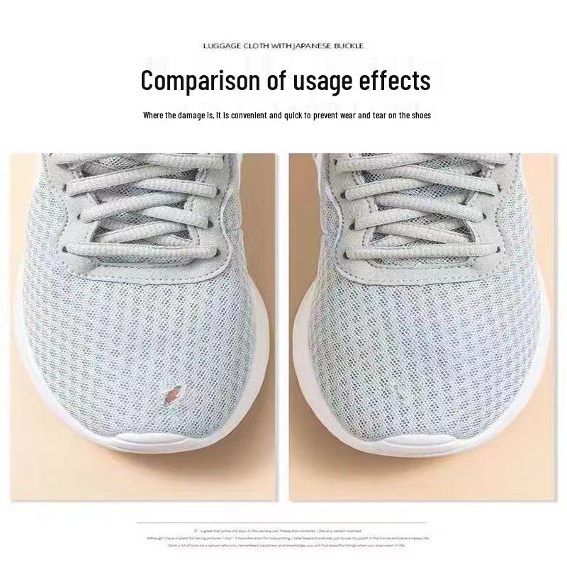 Toppe di Riparazione in Rete e Fodera del Tallone per Sneakers - Anti-Usura in Scamosciato