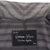 NUMBER (N)INE Men's Cashmere Cotton Vest, Birds Period, Gray, Size 2, S08-NJ005B, 08 Stainless Steel Best 2 GrayUsed