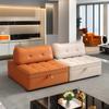 Hot Sale Yellow Orange Living Room Dining Room Elegant Convenient Ergonomic Flat Office Breathable Sofa Single Sofa Bed.