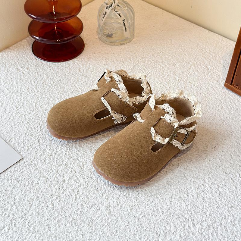 Girl's Nude Shoes Small Leather Spring and Autumn New Korean Fashion Children's Princess Soft Bottom Casual