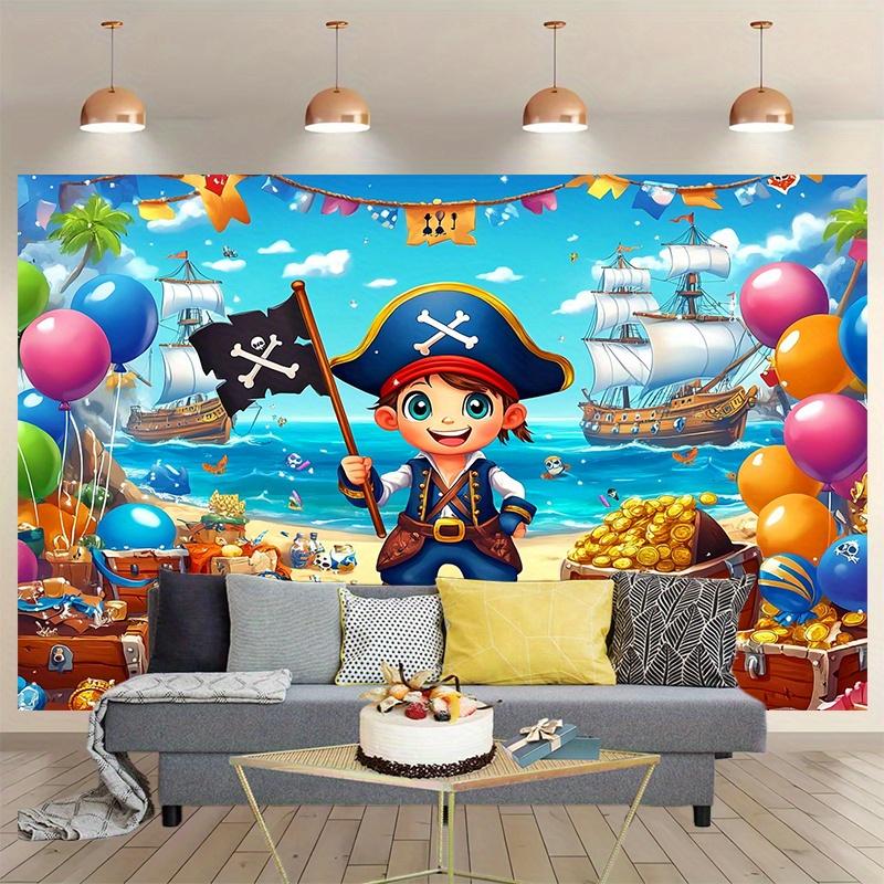 The Banner with a Pirate Theme Is Highly Suitable for Decorating Your Home, Garden, Studio, Outdoor Activity Venue or Any Room.
