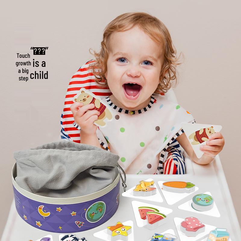 Pinwheel Tactile Shape Recognition Toy for Children's Early Education