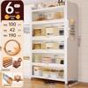 Shengbey 6-Tier Wooden Kitchen Storage Cabinet