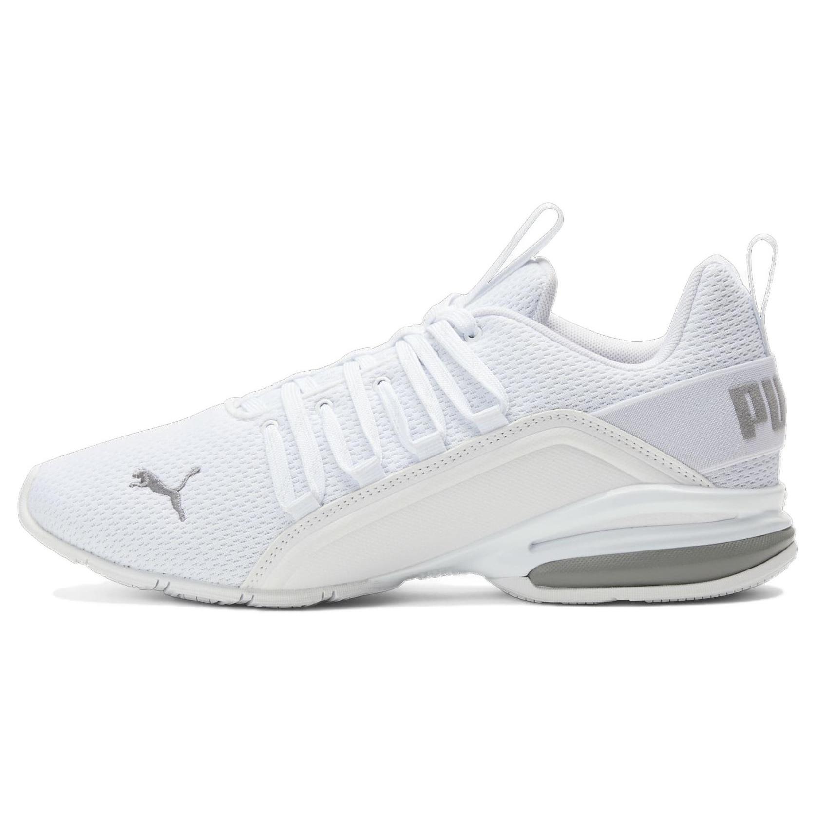 PUMA Axelion Refresh Sneakers  White Silver  Men s 377911-06 EU 40