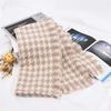 CEENIU 2024 Couple's Houndstooth Wool Scarf Shawl