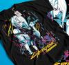 Cyberpunk Neon T-Shirt, Futuristisches Anime Streetwear, Edgerunner Ästhetik T-Shirt, Japanischer Manga Stil Shirt, Sci-Fi Otaku Geschenk