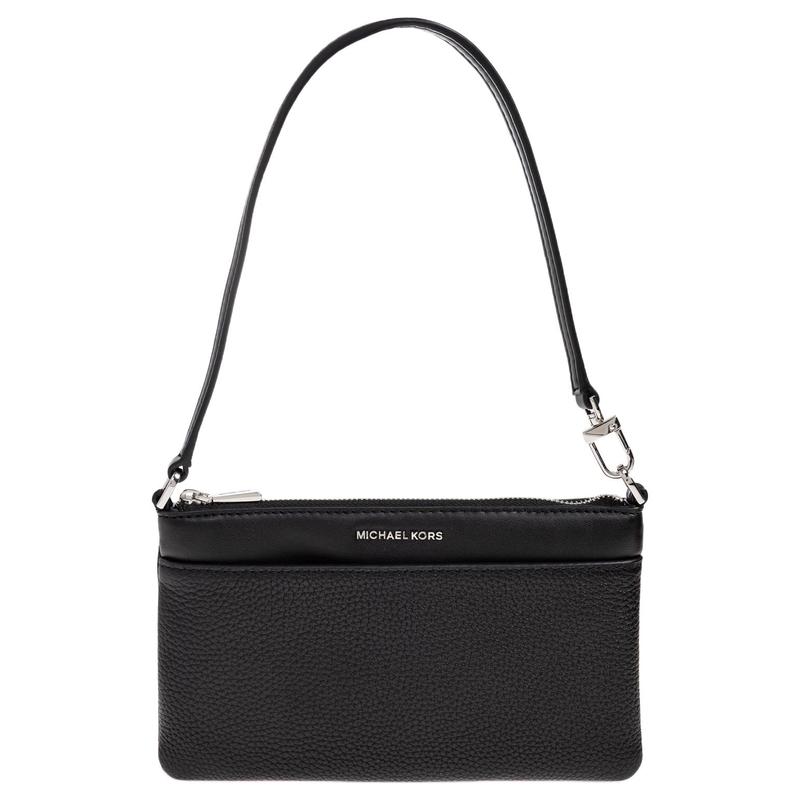MICHAEL KORS Jet Set Logo Classic Leather Shoulder Bag Regular Women s Black чёрный