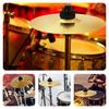 DOITOOL Drum Set of Brass Jazz Easy Musical Instrument Accessories Cymbals, 2, 10-inch Hi-Hat Cymbals, Drum, Installation, Practice,