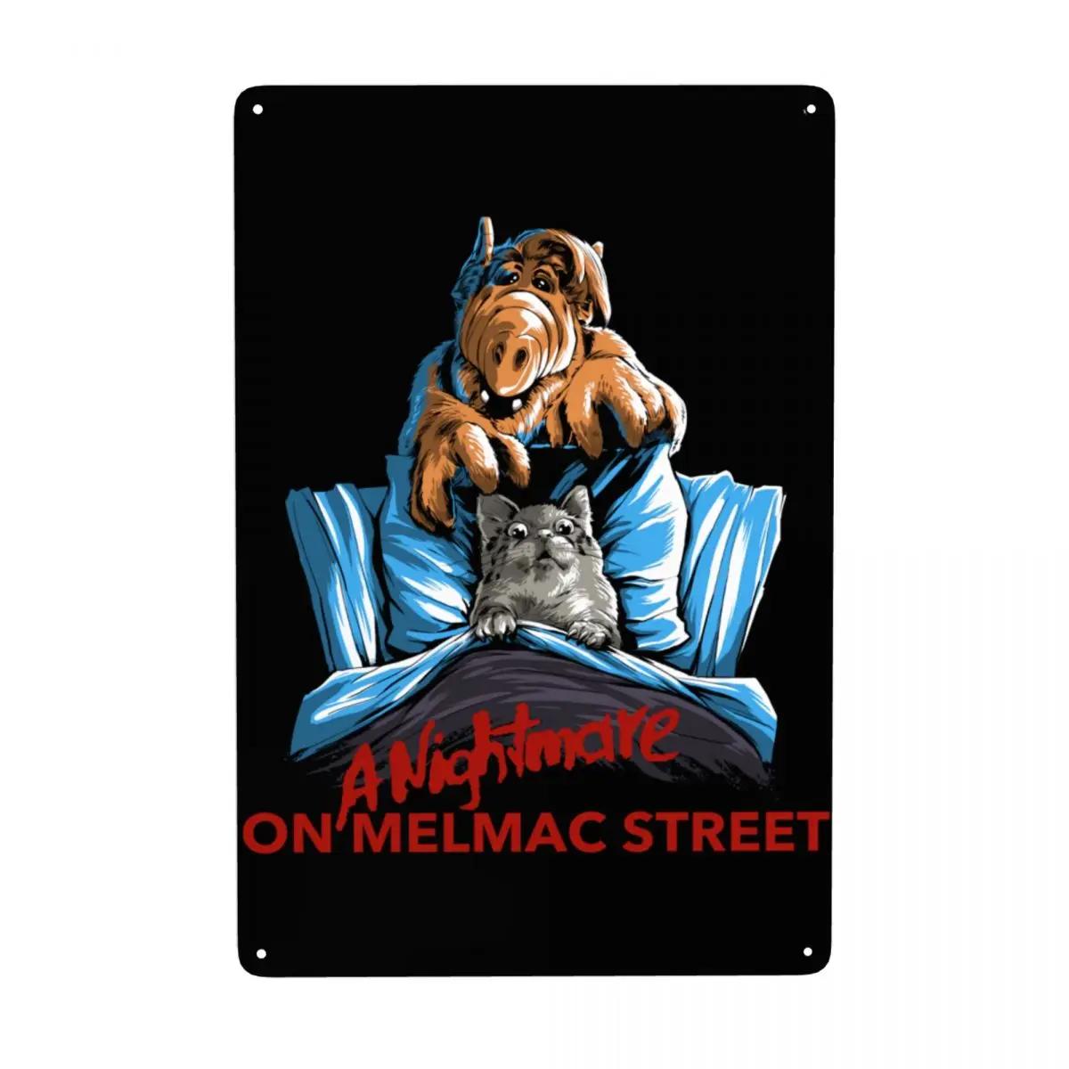 

Инопланетная форма жизни ALF Мем Металлическая табличка Ретро Научная фантастика ТВ Жесть Декоративные знаки Таблички Паб Кафе Двор Мужская пещера Бар Настенный декор 20x30cm（7.8x11.8inch）
