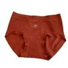 A116 Benmingnian Women's Mid-Waist Red Panties - Sweet Girl Style for 2025 Weddings and Festivities