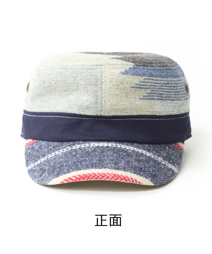 Linu Ortega Work Wool Adjustable Number [regnuu] Cap/Brailleur Cap, Unisex, Blend, Size, Fall/Winter, Outdoor/Casual (JP, Size, 58.0 cm, Navy)