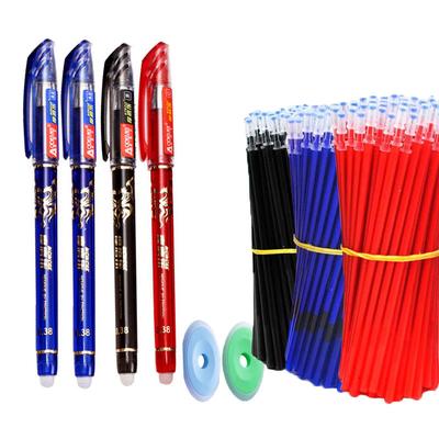 26 Pcs/Set Kawaii Erasable Pens 0.35mm Gel Pen Waterproof Gel Ink Stationery School Writing Supplies for Notebook Office Student