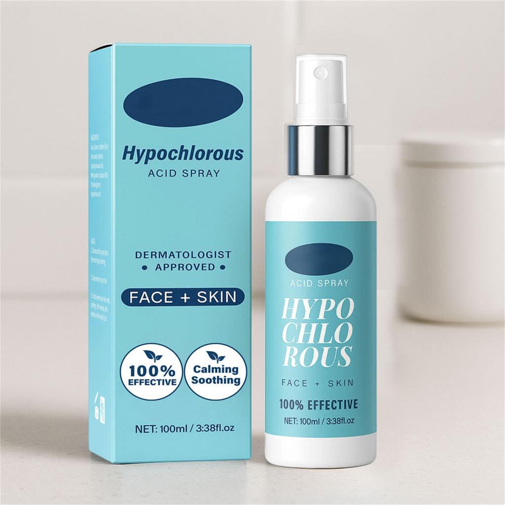 Hypochlorous Spray 100ml Soothes , Effectively Relieves Redness And Irritation, Keeps Skin Hydrated All Day, And Restores Skin's Nat