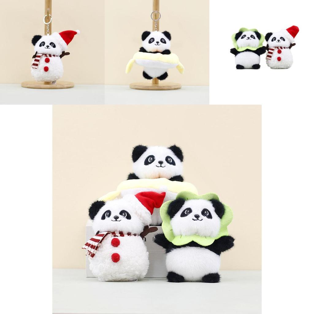 Cute Multi-season Panda Plush Keychain And Bag Decoration For All Occasions