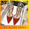 Niche design sense high sense comfortable sandals 2025 Internet celebrity new with skirt versatile temperament lady single shoes women