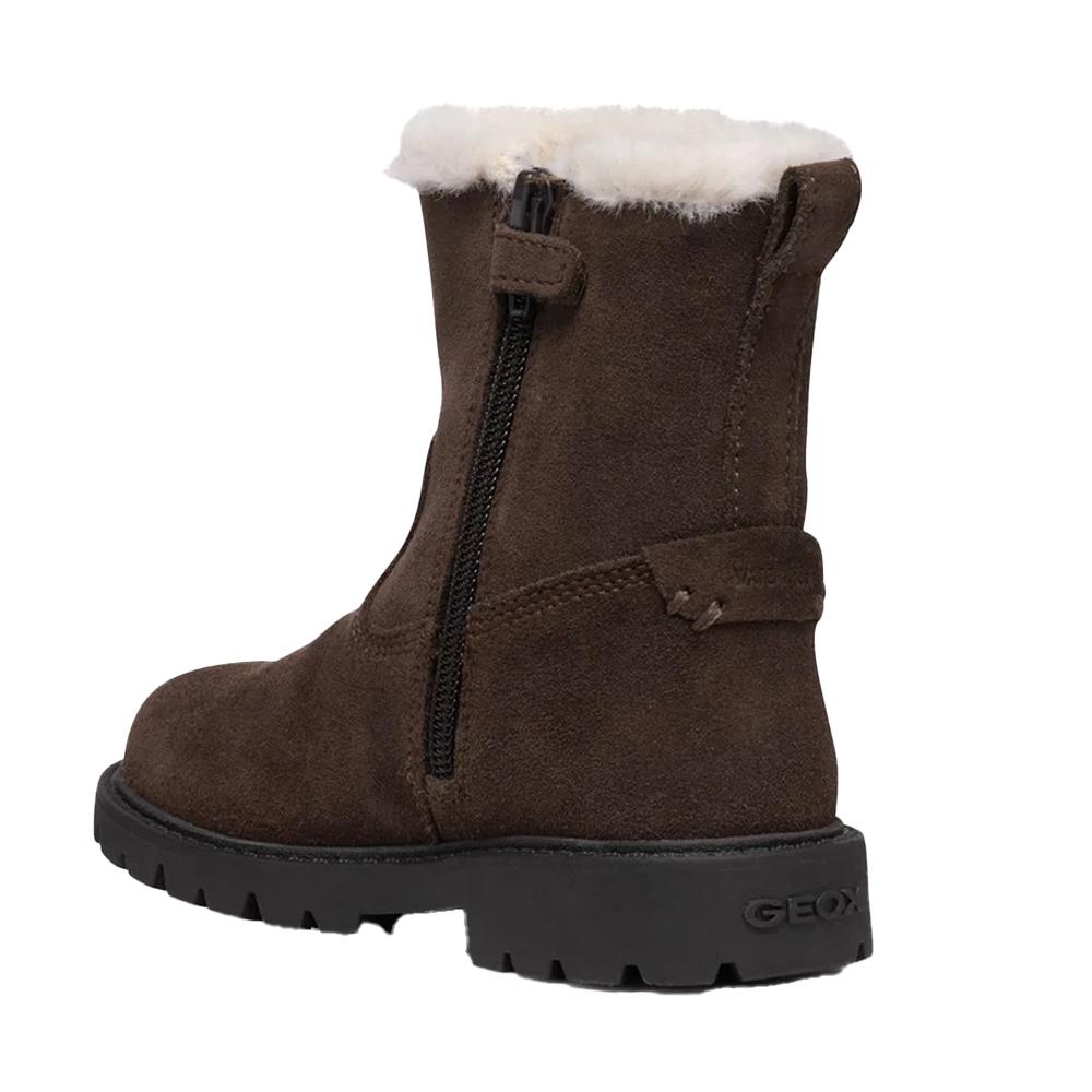 Geox Girls J Shaylax G Suede Ankle Boots