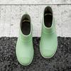 Regenstiefel Damen Rutschfeste Wasserdichte Schuhe Outdoor Verschleißfeste Gummischuhe Küchenarbeit Wasserdichte Stiefel Kurzer Schaft