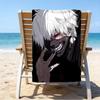 Ultra-Soft Beach Towel with Tokyo Ghoul Theme,Ideal for Pool - Camping, Diving - Perfect Travel Essential, Vibrant Beach Towel.