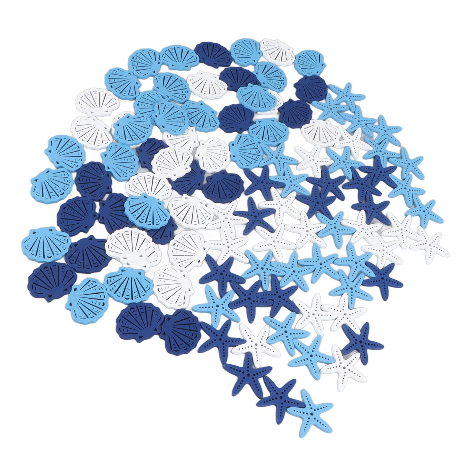 

100 шт. Ракушка Морская звезда Домашний декор Инновационный DIY Ручной работы Деревянный декор Заплатка для вечеринки