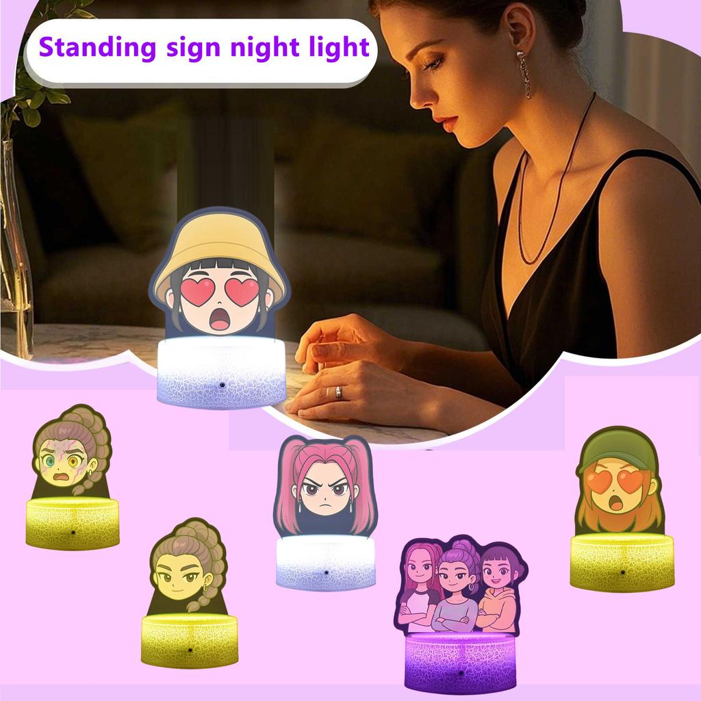 Stand Night Light Is Suitable For Children's Gifts, Fans Around The Beautiful Gift Lights