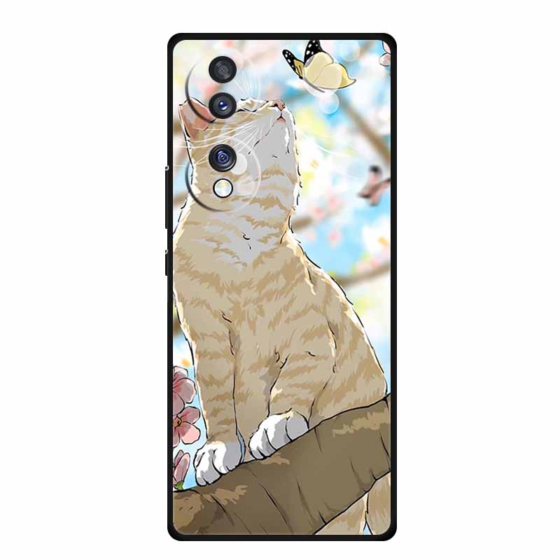 Case For Honor 70 Pro Plus Christmas Soft Silicone TPU Phone Back Cover For Huawei Honor 70 Pro+ Honor70 Lite Cartoon Capa Funda