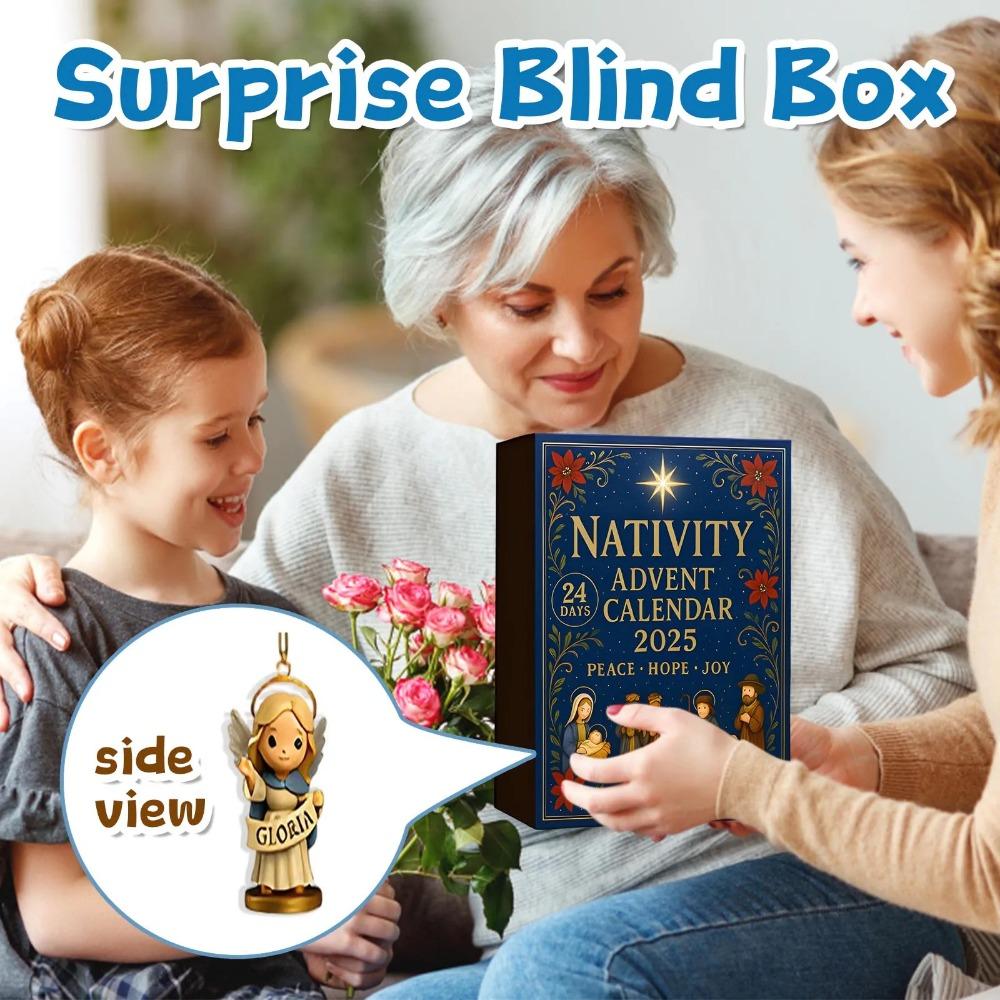 24 Days Christmas Nativity Jesus Advent Calendar Countdown Calendar Collectibles Christmas Advent Calendar Blind Box Toys Gifts