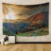 Autumn Forest Tapestry Wall Hanging Natural Fallen Leaves Landscape Hippie Tapestry Colorful Living Room Hanging Wall Tapestry