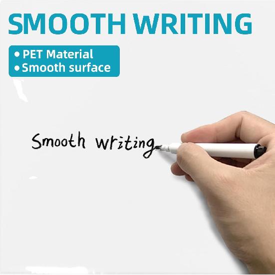 Magnetic Dry Erase Board Sheet for Fridge, 12"x8" Reuasble & Erasable White Board Sheet, Smooth and Flexible Small Magnet Blank Notepad for Home
