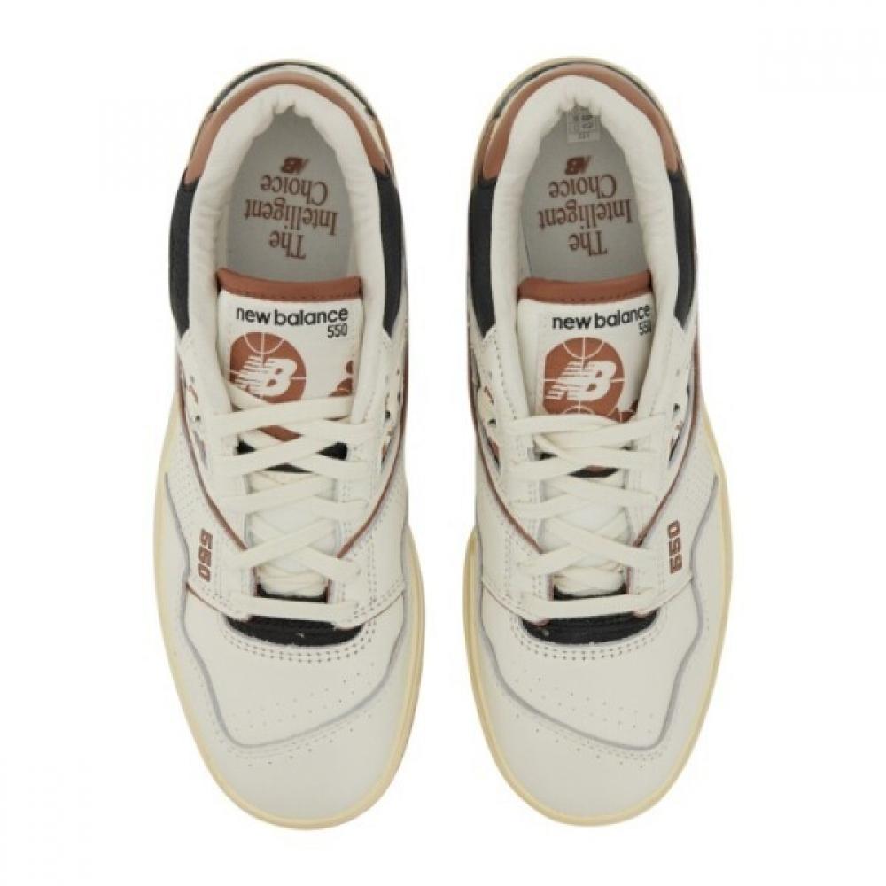 New Balance Sneakers Bb550vgc Offwhite Brown