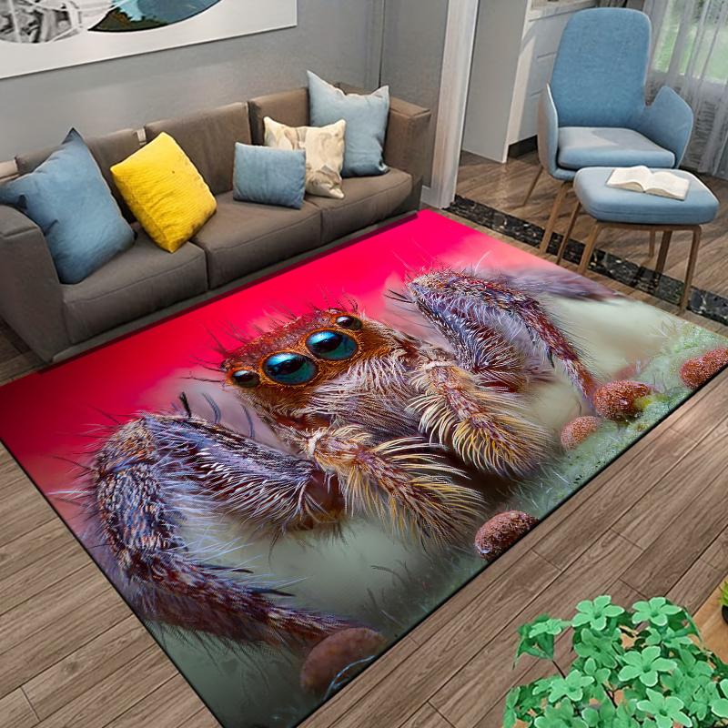 spider Carpet For Living Room Game Rugs Soft Floor Cartoon Rugs Bathroom Rug Mat Yoga Mat Home Decor  decoration chambre