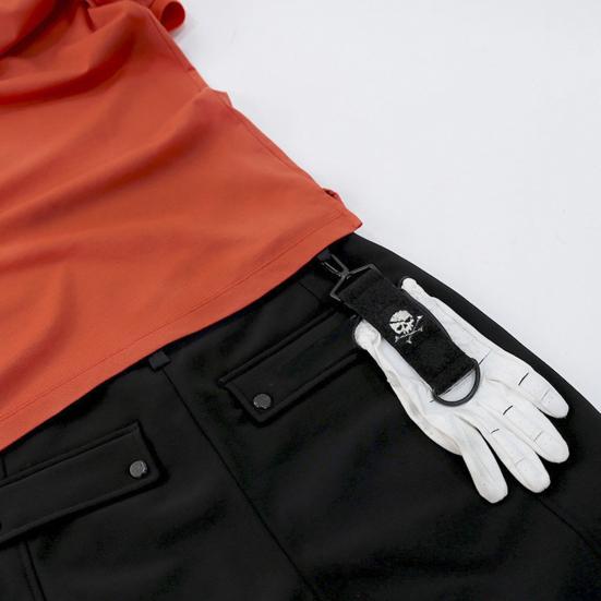 Golf Towel Carabiner Wear Resistant Portable Fine Workmanship Convenient Ultra-light Fix Polyester Golf Towel Carabiner Hook Outdoor Accessories