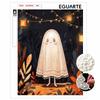 Frameless Pearl Painting Kit Cute Radiant Spirit Pattern DIY Shiny Bead Canvas Creative Leisure Craft Home Decor Gift For Adults