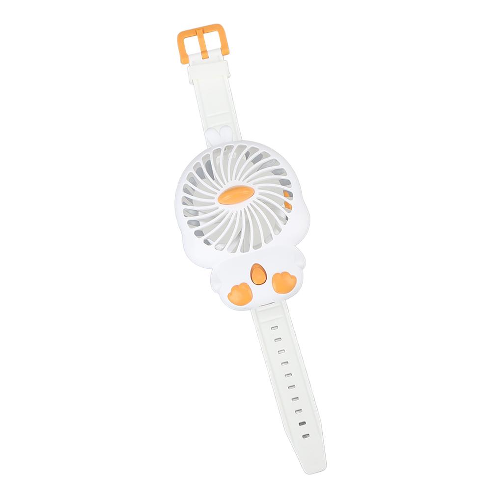 Fan Watch with Comfortable Strap USB Rechargeable Cute   Shape Wrist Watch Fan for Kids Indoor Outdoor Use