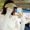 Lace Ice Silk Arm Sleeves Breathable Ice Silk Long Gloves New Cooling Sleeve  Cycling
