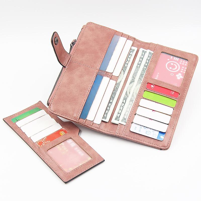 Wallet Women's Long Style Large Capacity Women's Handbag Folding Wallet